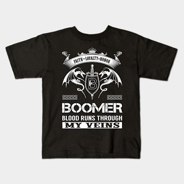 BOOMER Kids T-Shirt by Linets